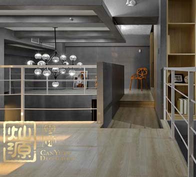常青藤南寧loft風格辦公室裝修設計案例-燦源裝飾